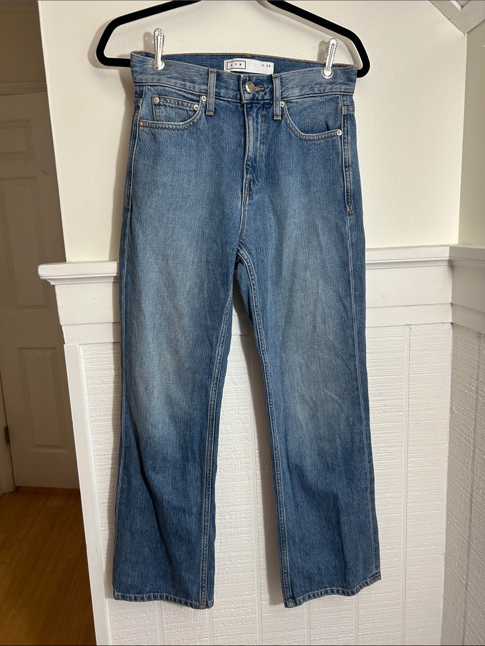AYR The Empire Denim Jeans size 24, medium wash